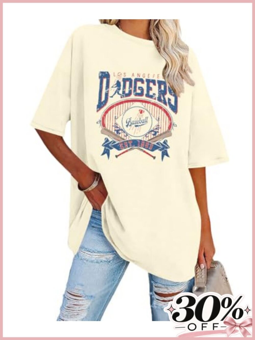 Women Baseball Graphic Tee Loose Fit Short Sleeve Crew Neck Cotton Blend
